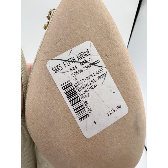 Manolo Blahnik Hangisi 70 Pearl Embellished Buckle Pumps - Picture 10 of 13